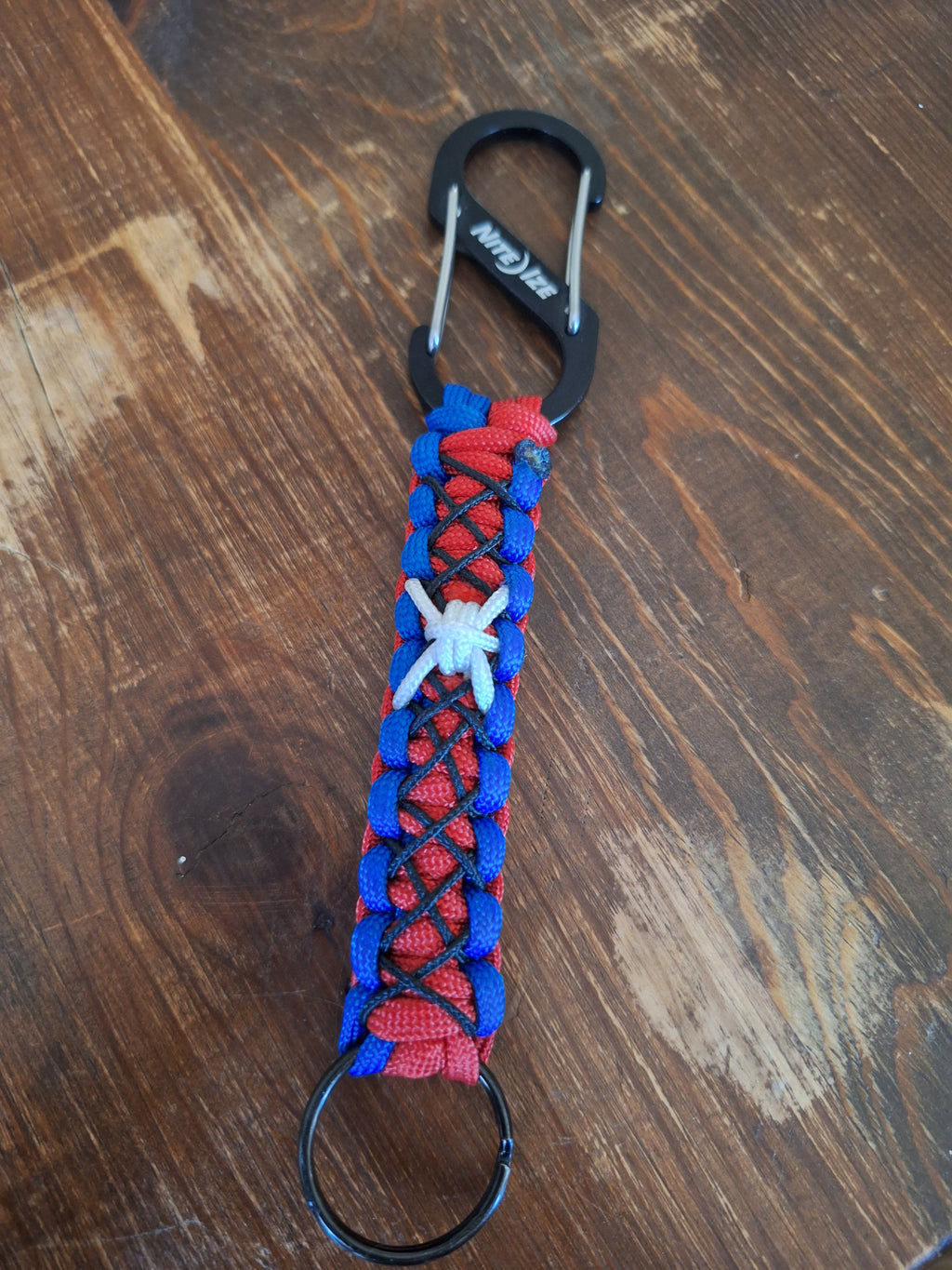 Spider man paracord Keychain