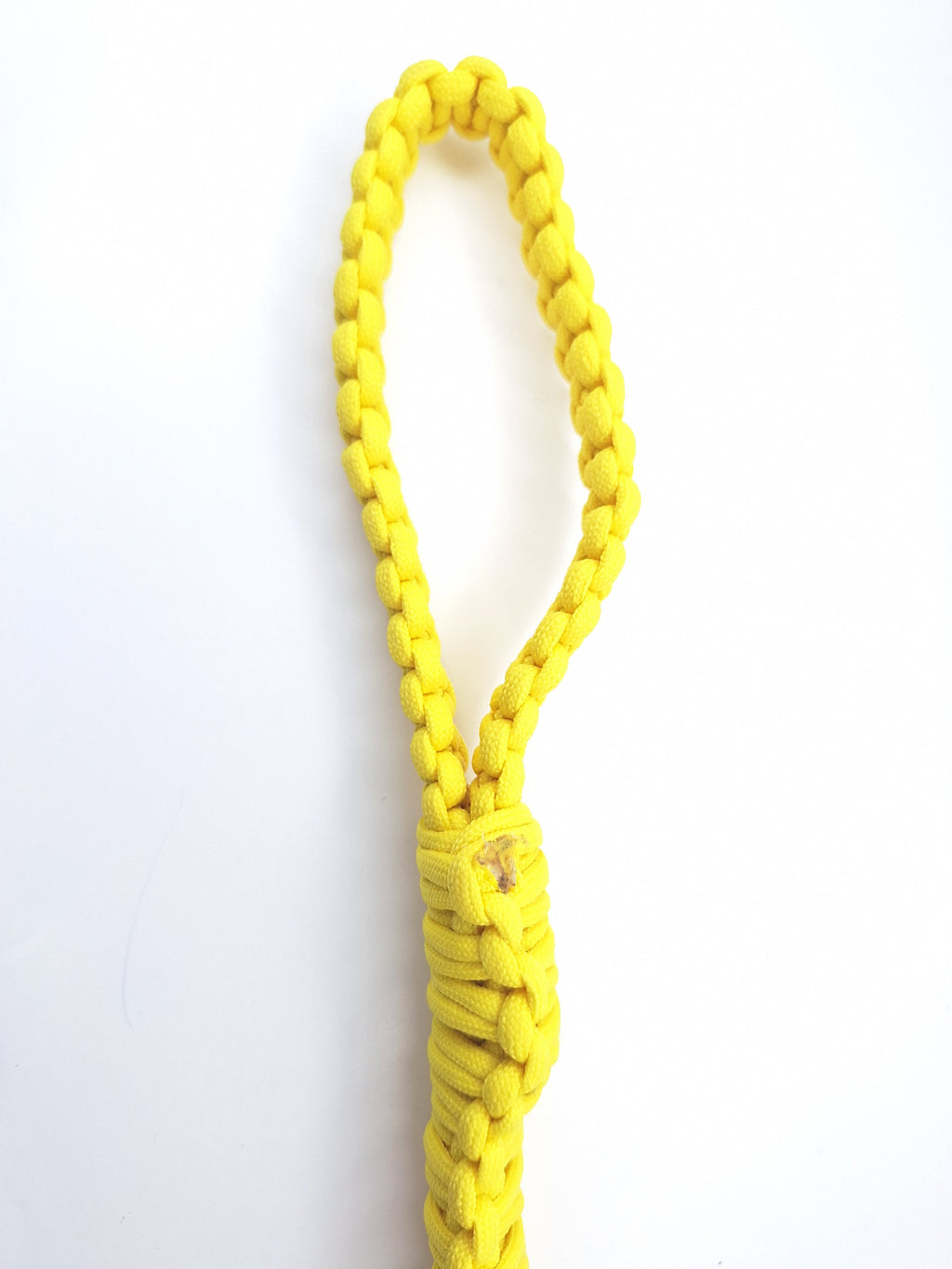 Banana yellow paracord dog leash