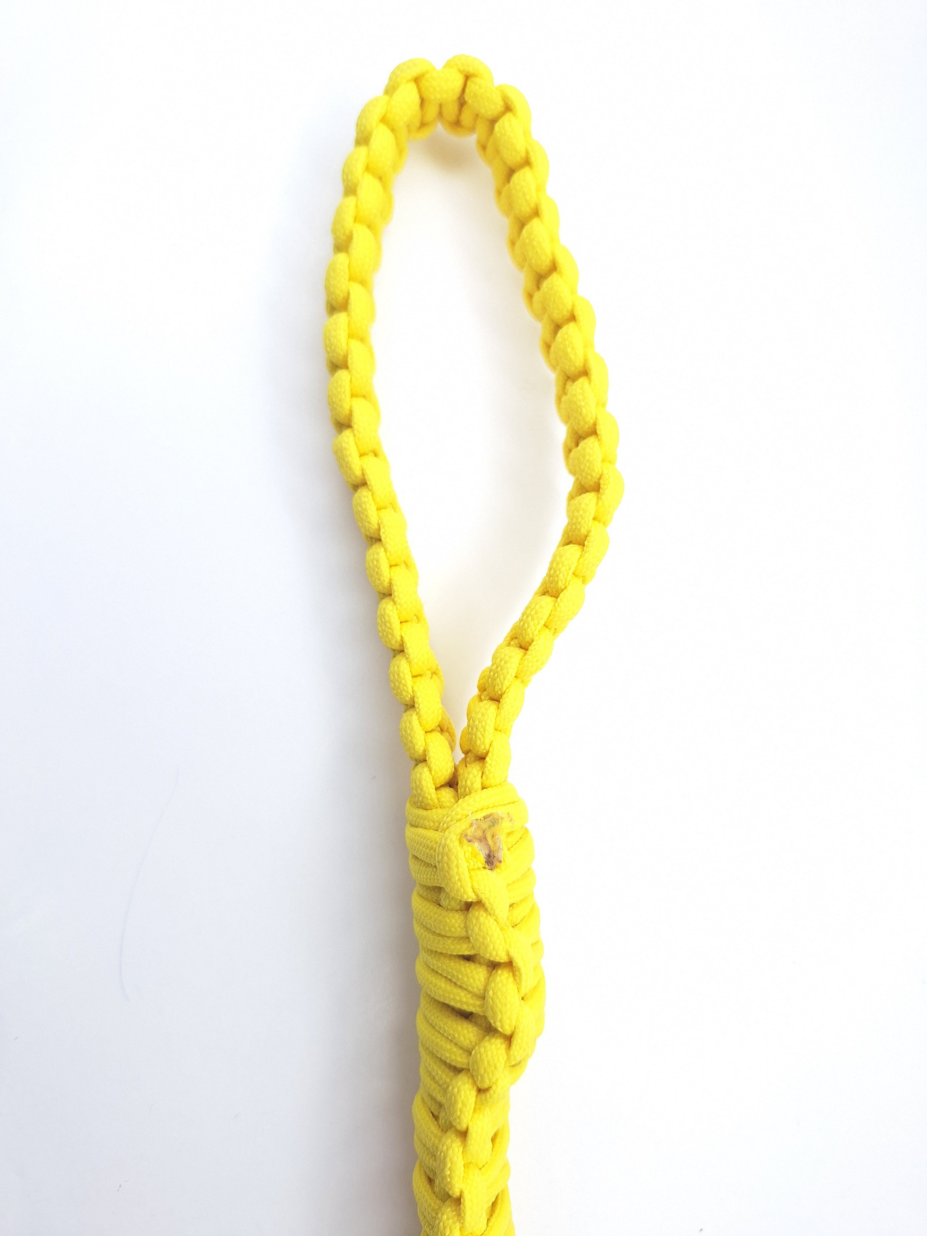 Banana yellow paracord dog leash