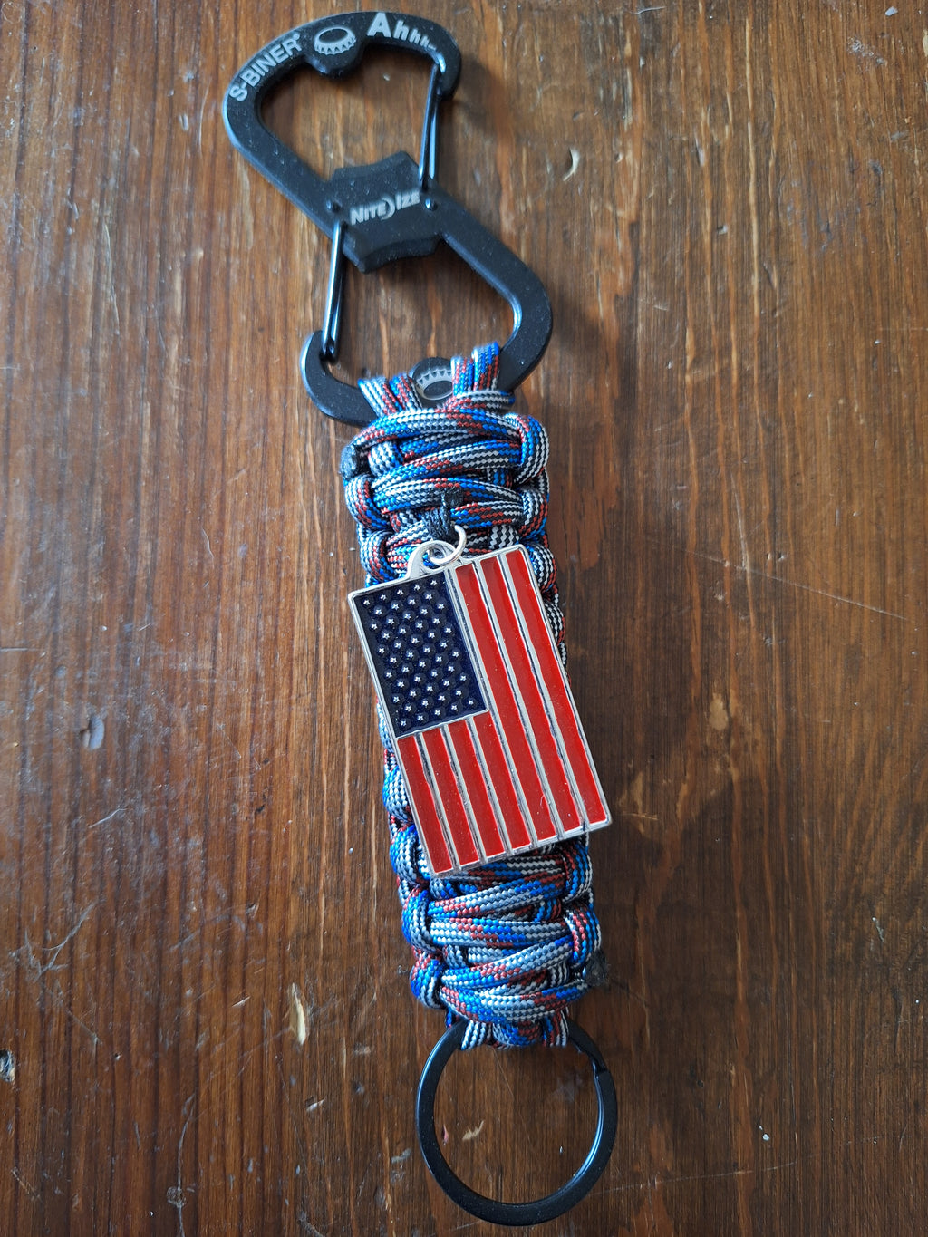 250 USA 🇺🇸 paracord Keychain