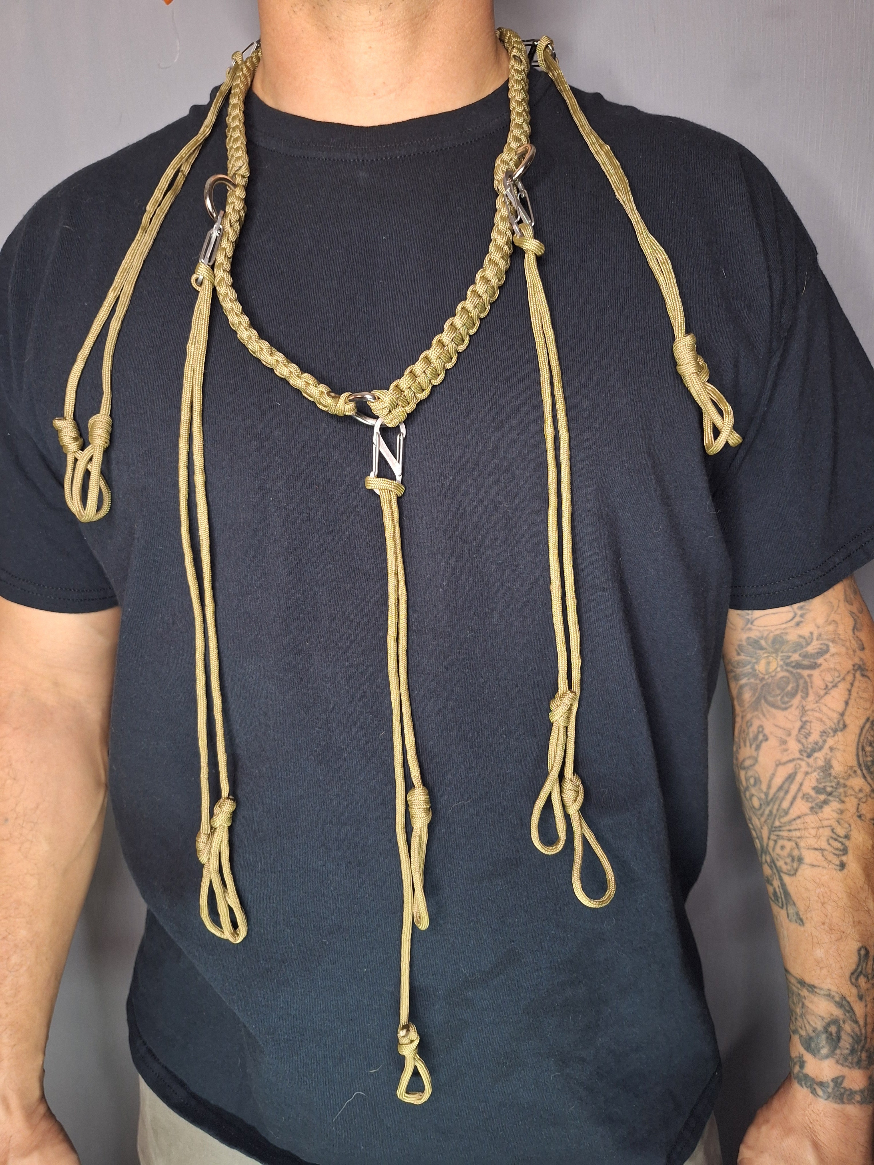 Paracord duck call lanyard