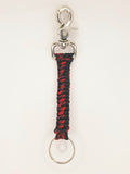 Red/black paracord Keychain