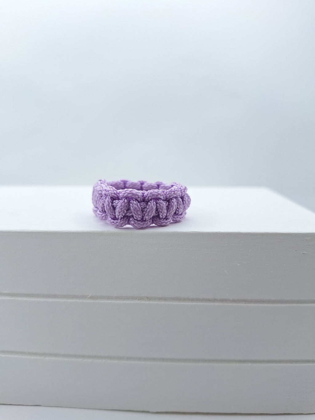 Lavender micro cord ring