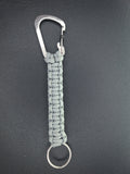 Light Grey paracord Keychain