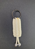 White Trilobite paracord Keychain