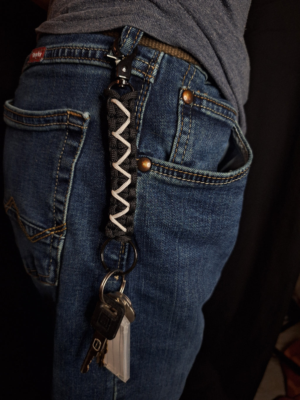His and hers paracord Keychain set