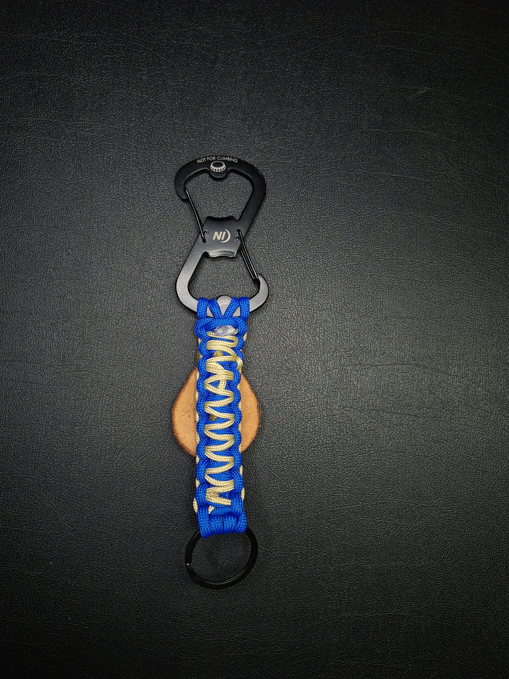 Navy paracord Keychain