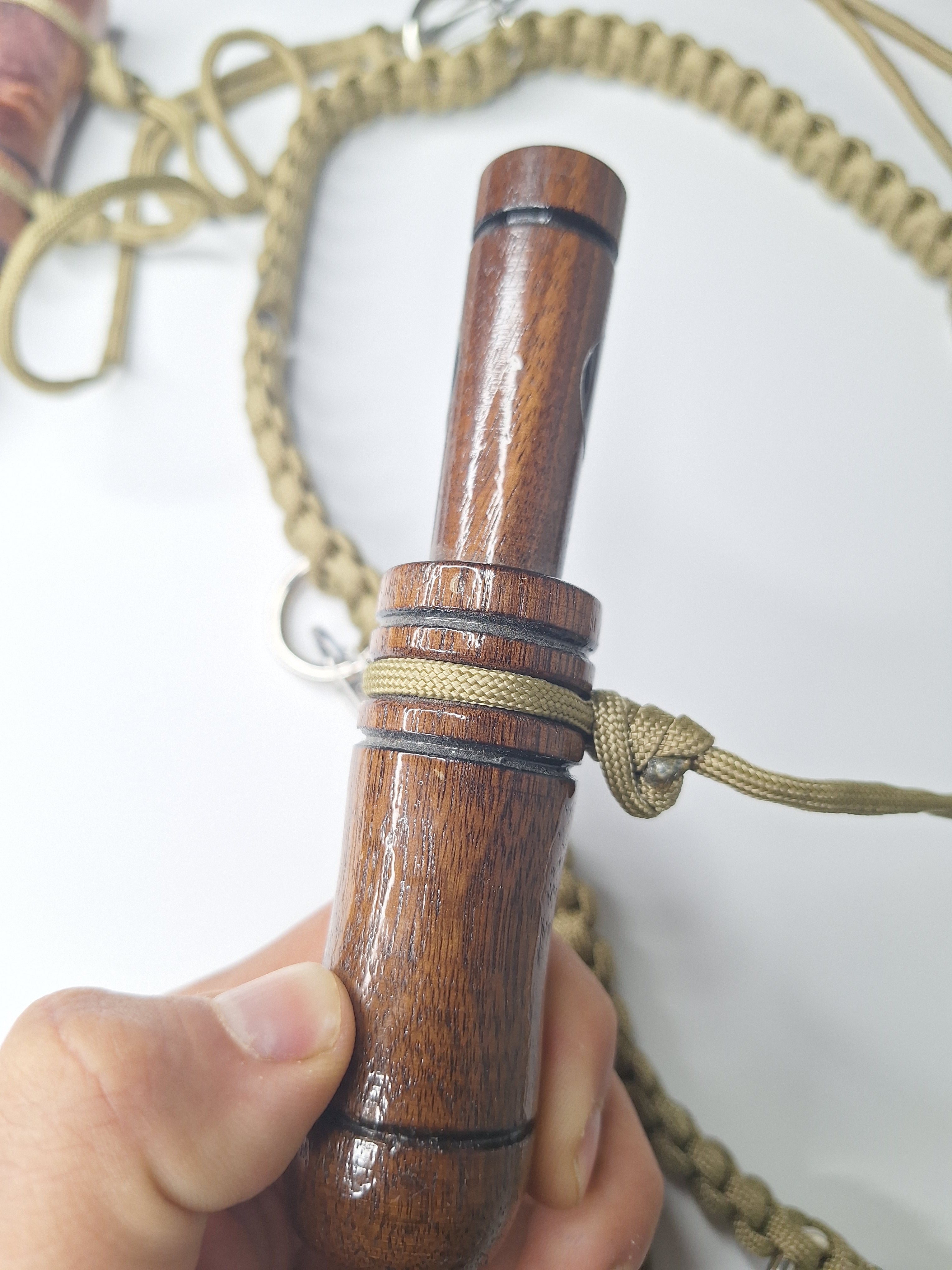 Paracord duck call lanyard