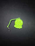 Lime green pop it micro cord Keychain