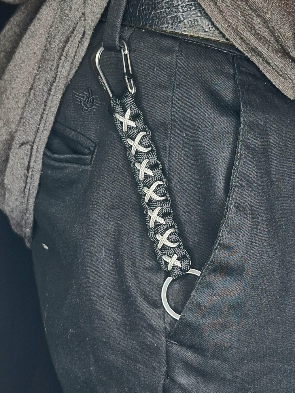 His and hers paracord Keychain set