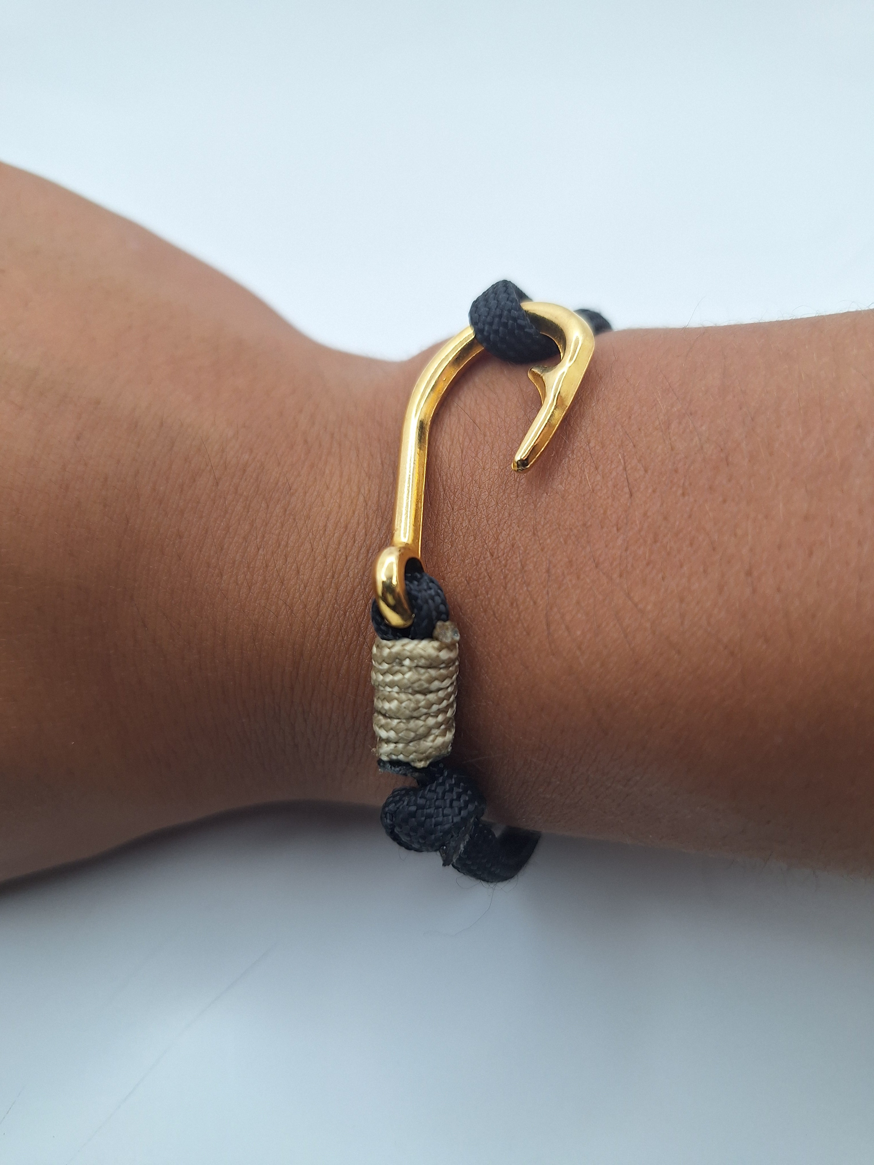 Fishing hook bracelet