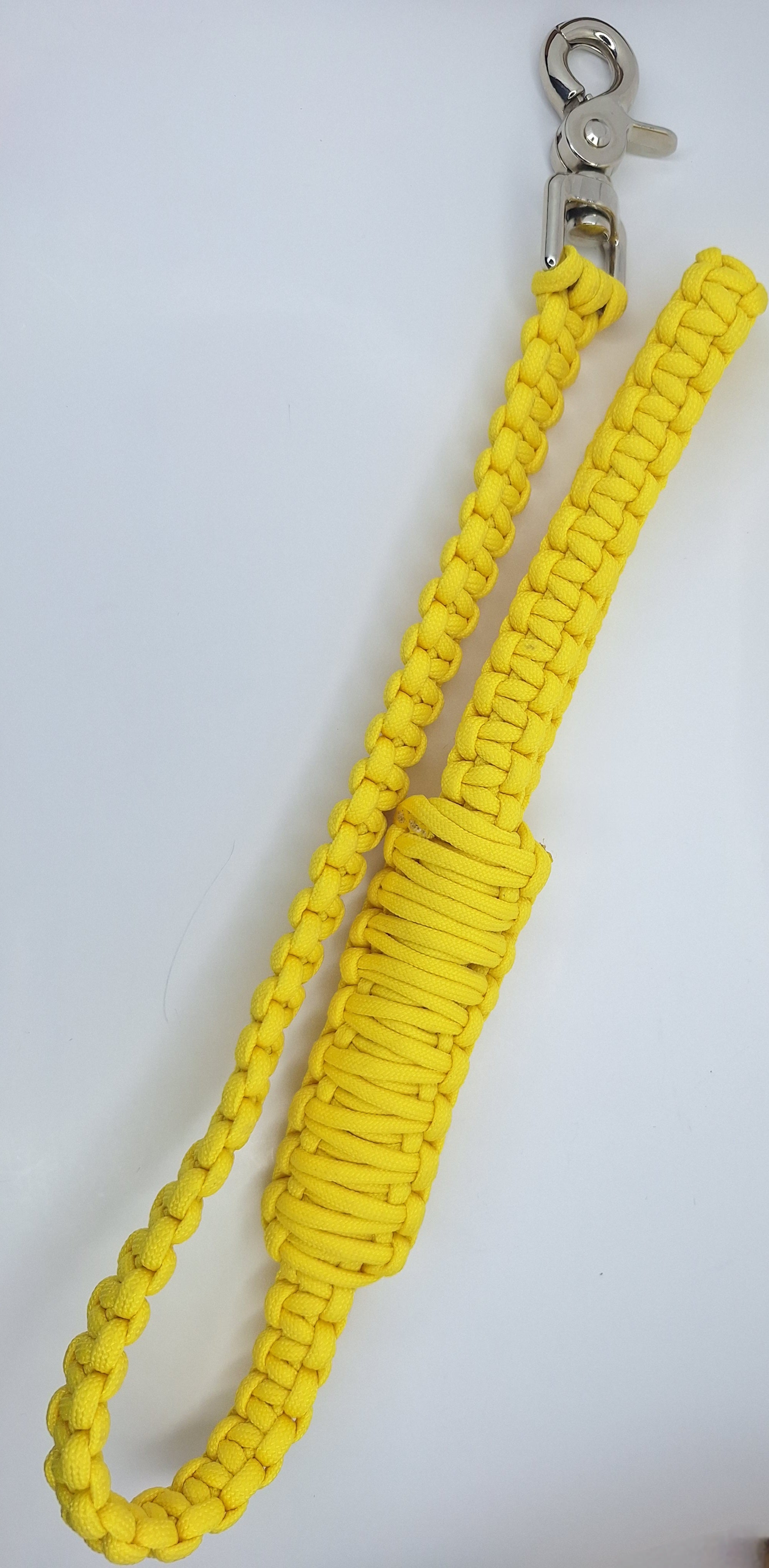Banana yellow paracord dog leash