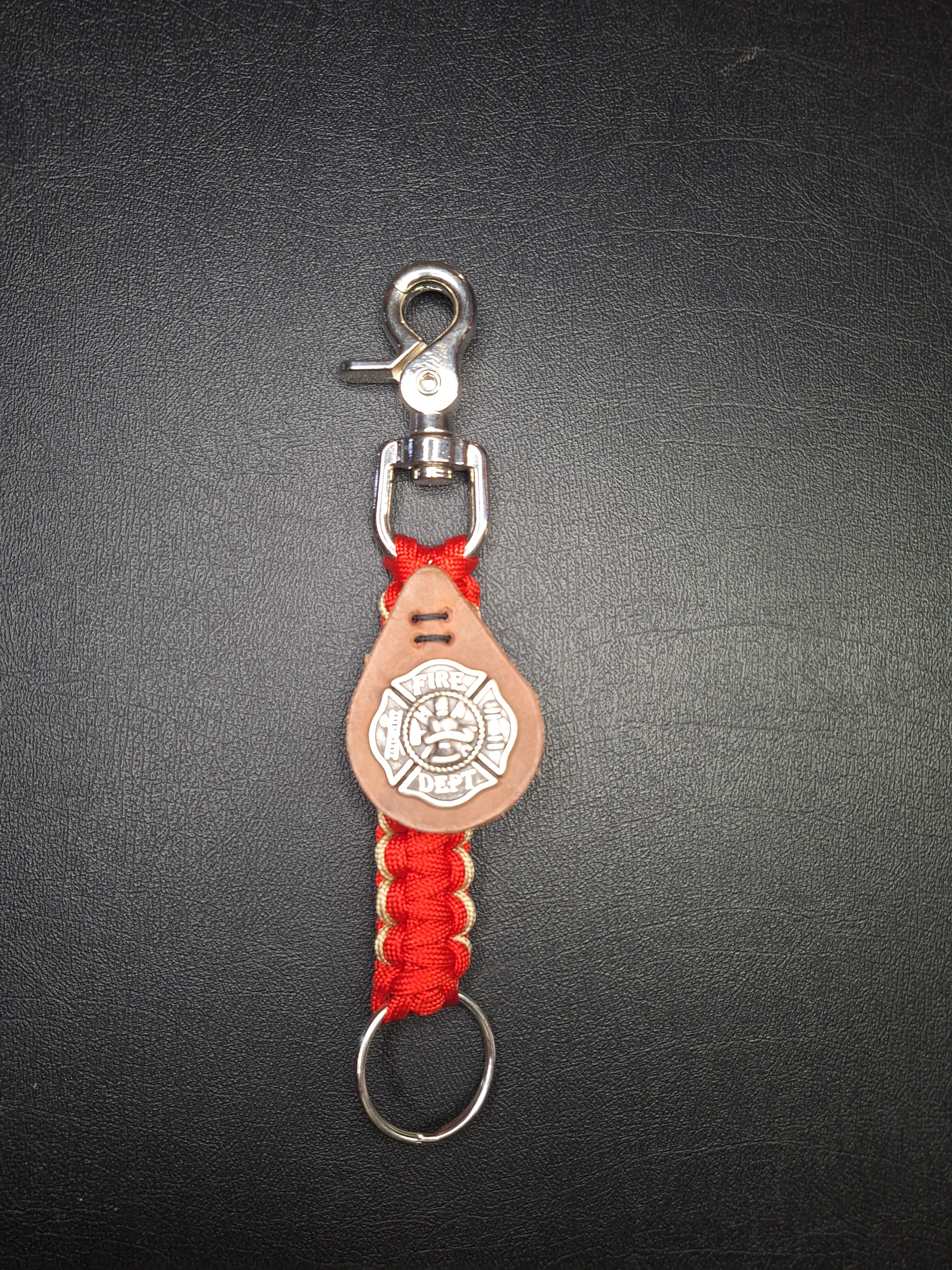 Firemen paracord Keychain