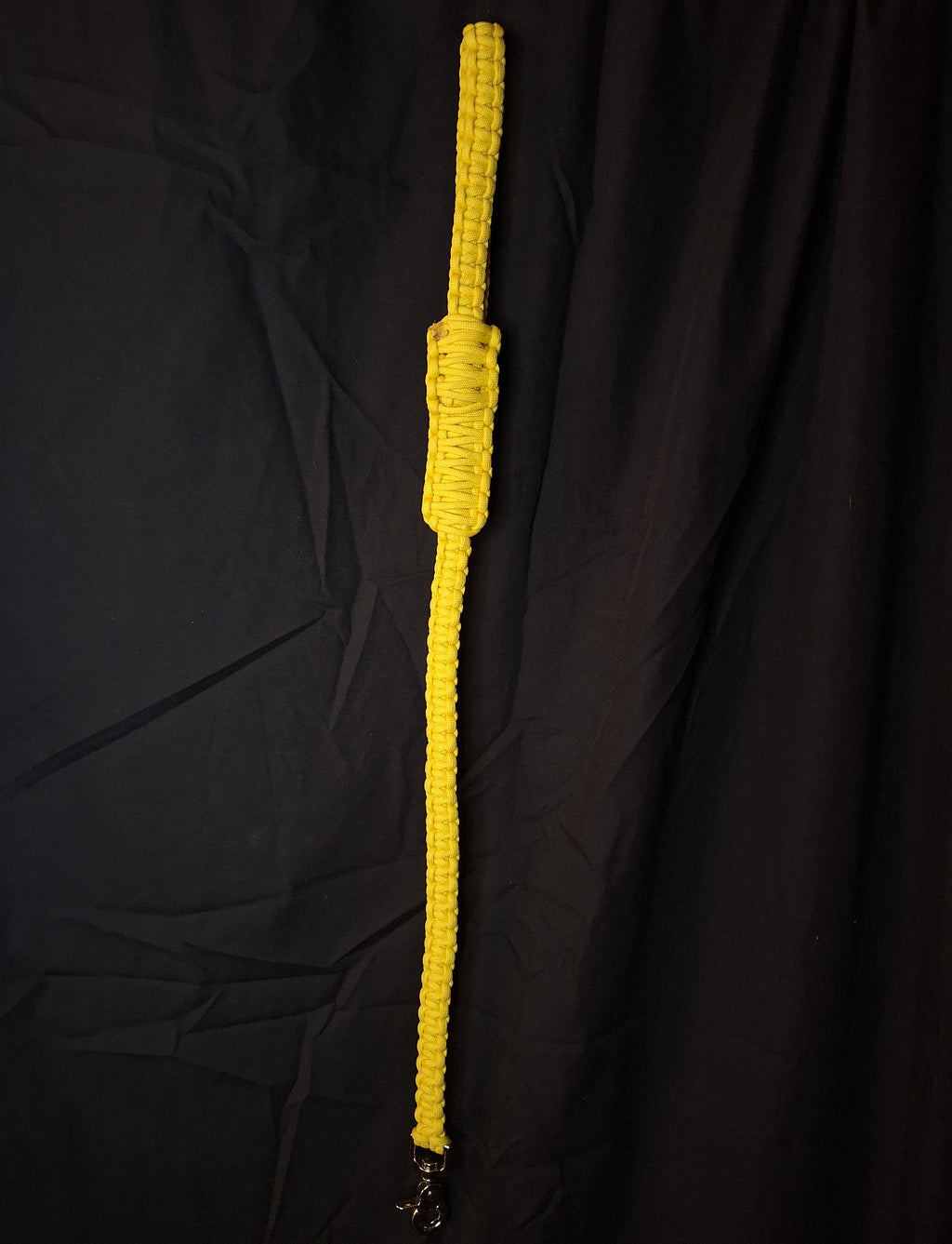 Banana yellow paracord dog leash