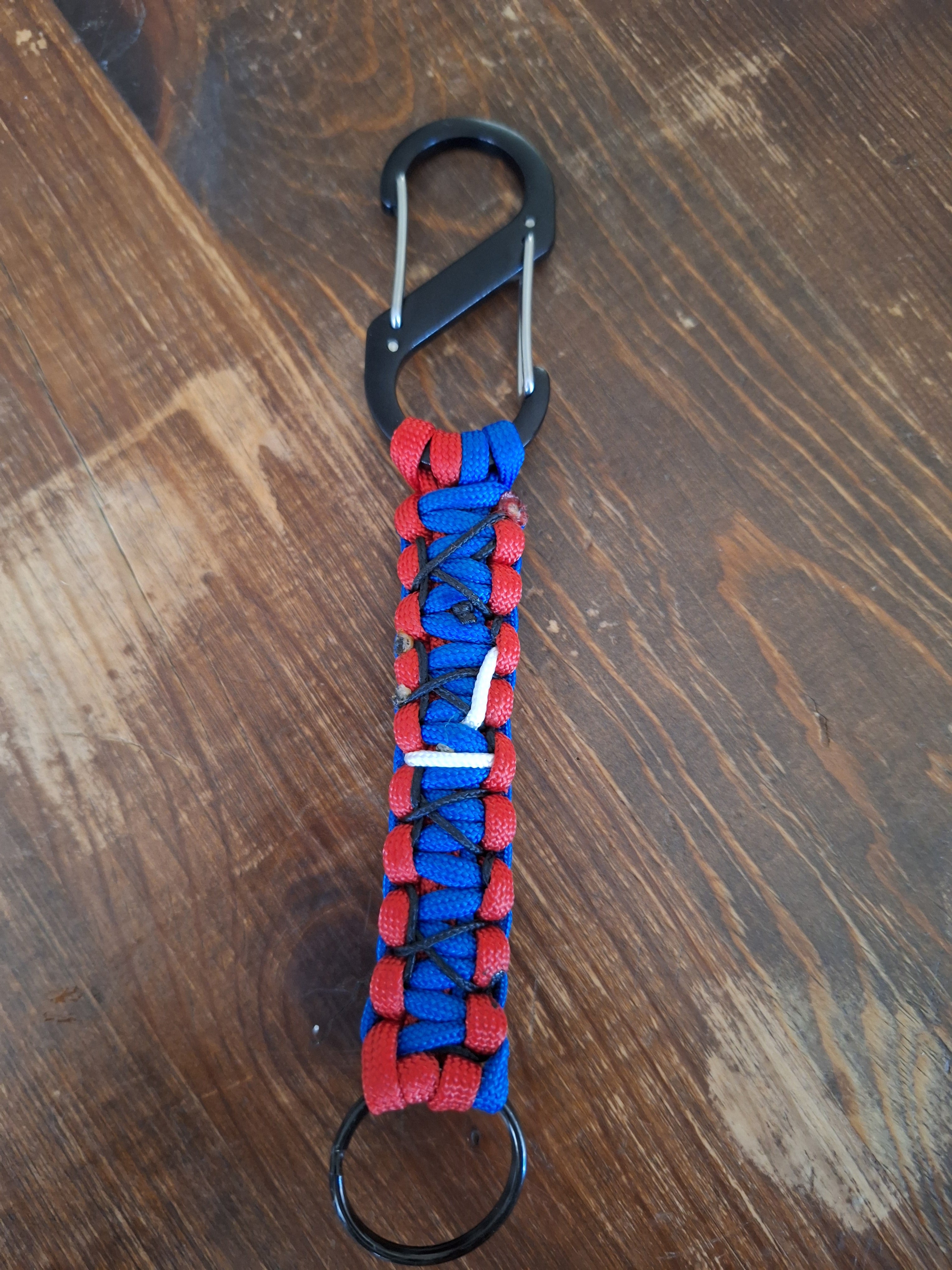 Spider man paracord Keychain