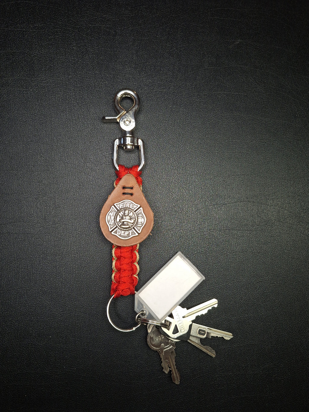 Firemen paracord Keychain
