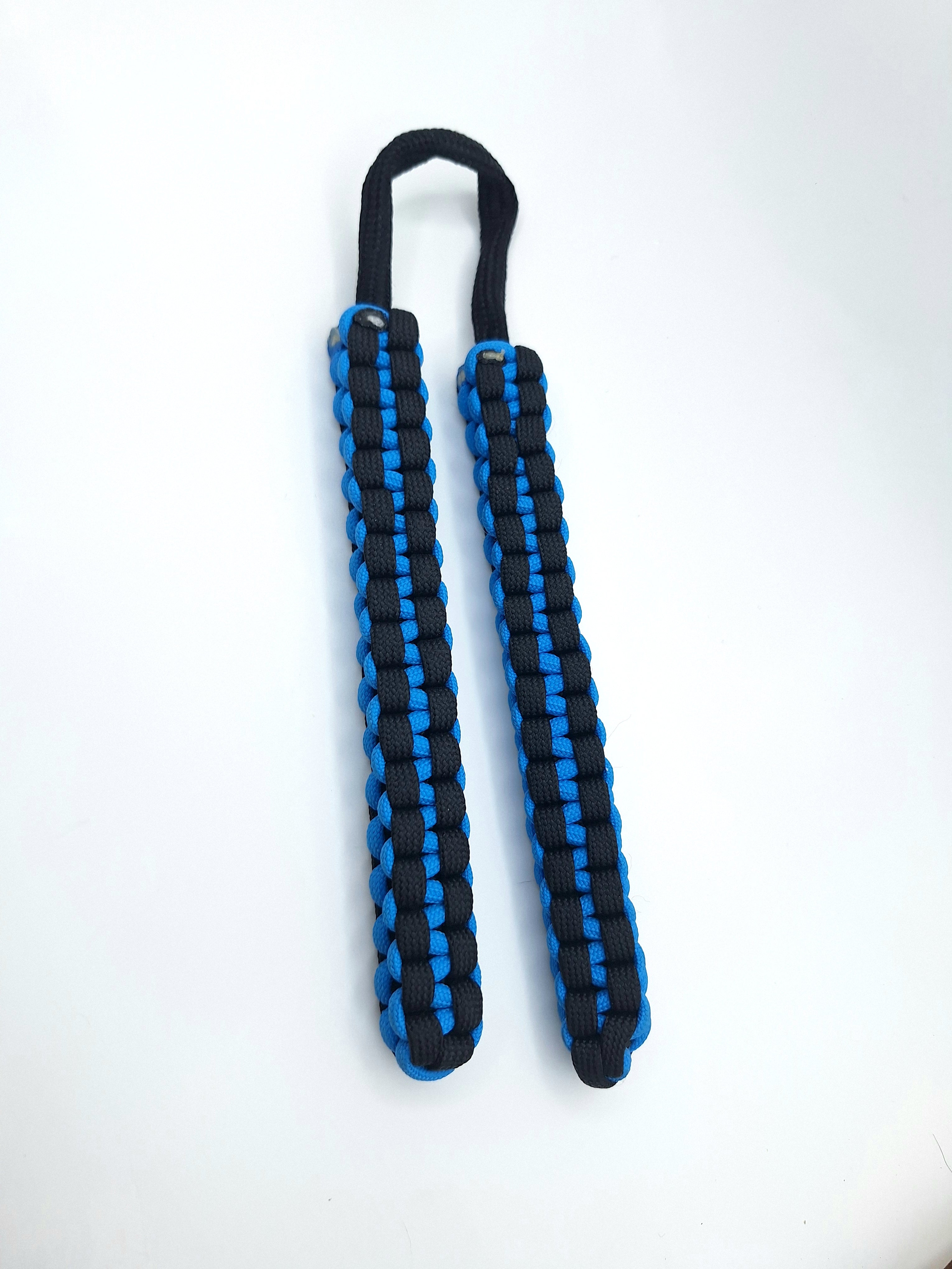 Paracord nun chucks blue/black
