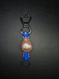 Navy paracord Keychain