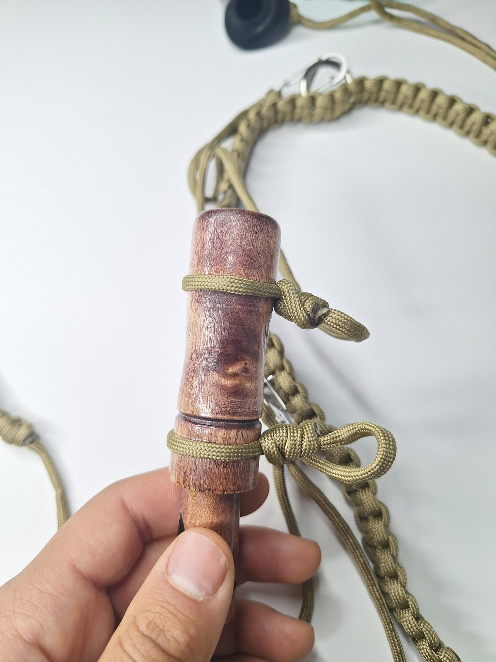 Paracord duck call lanyard