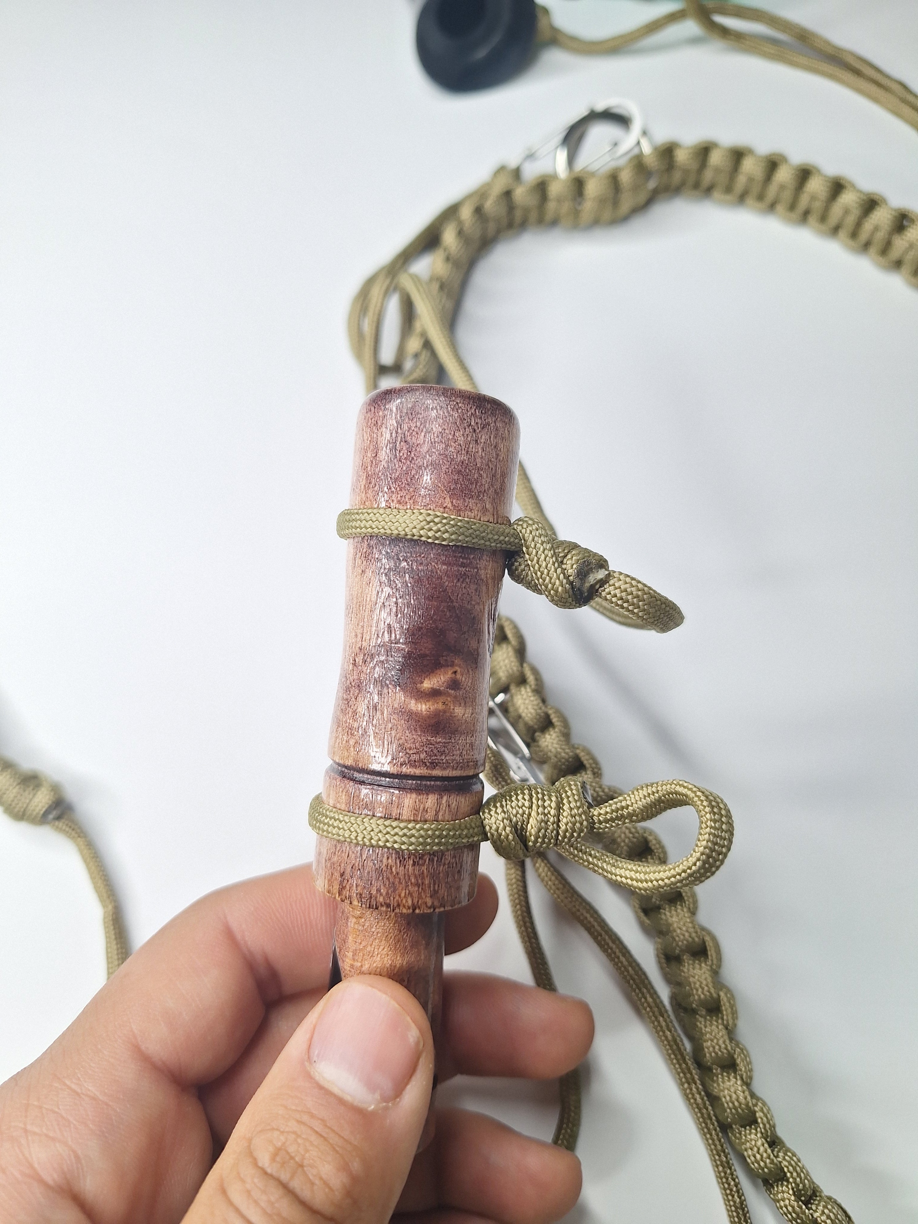 Paracord duck call lanyard