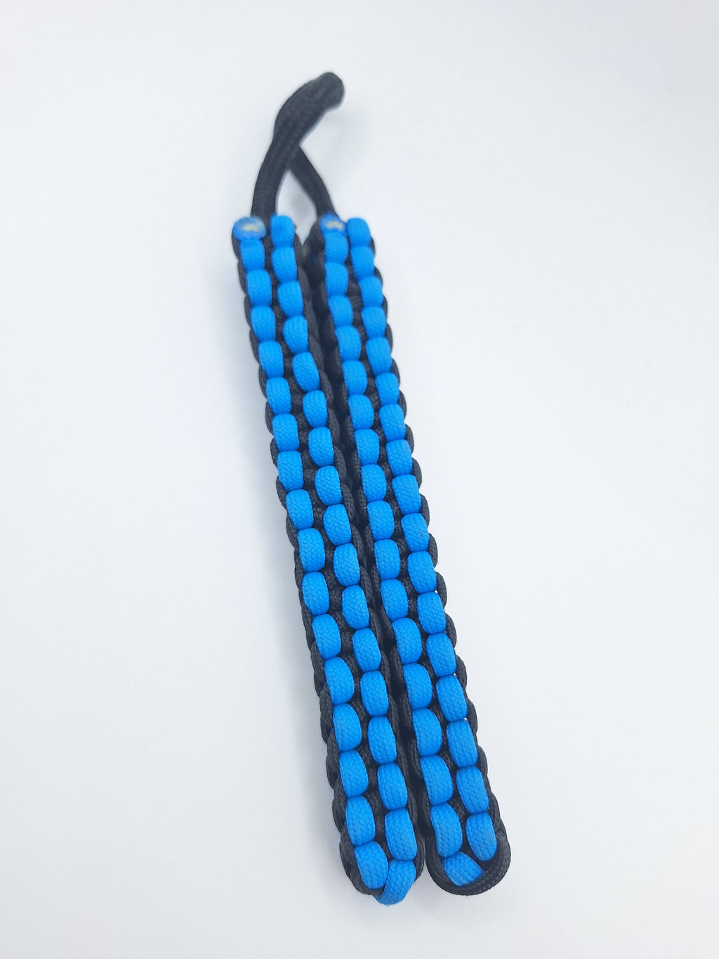 Paracord nun chucks blue/black