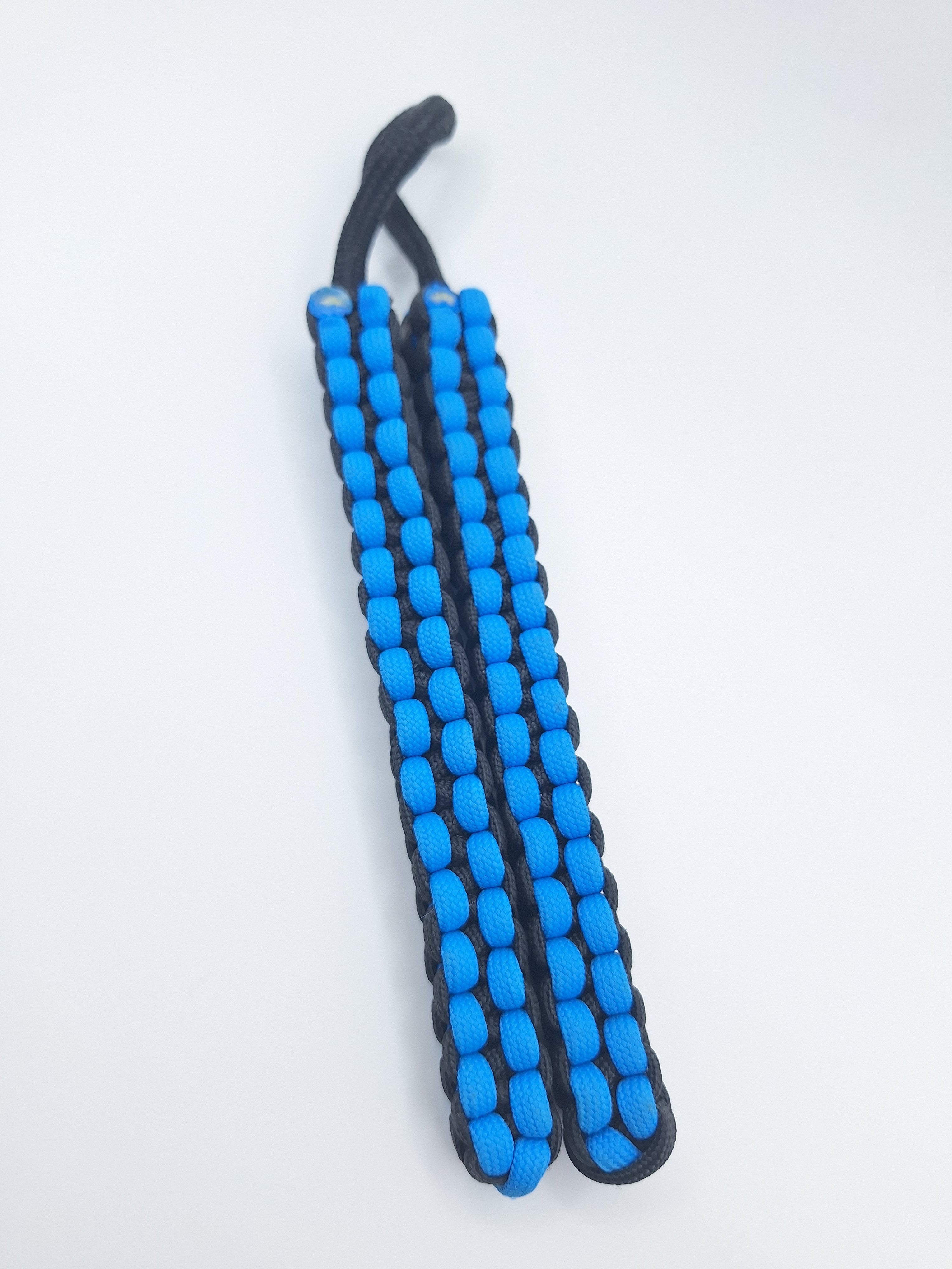 Paracord nun chucks blue/black