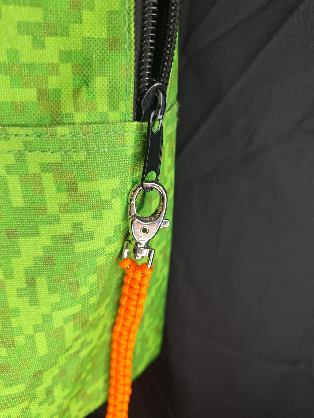 Orange pop it micro cord Keychain
