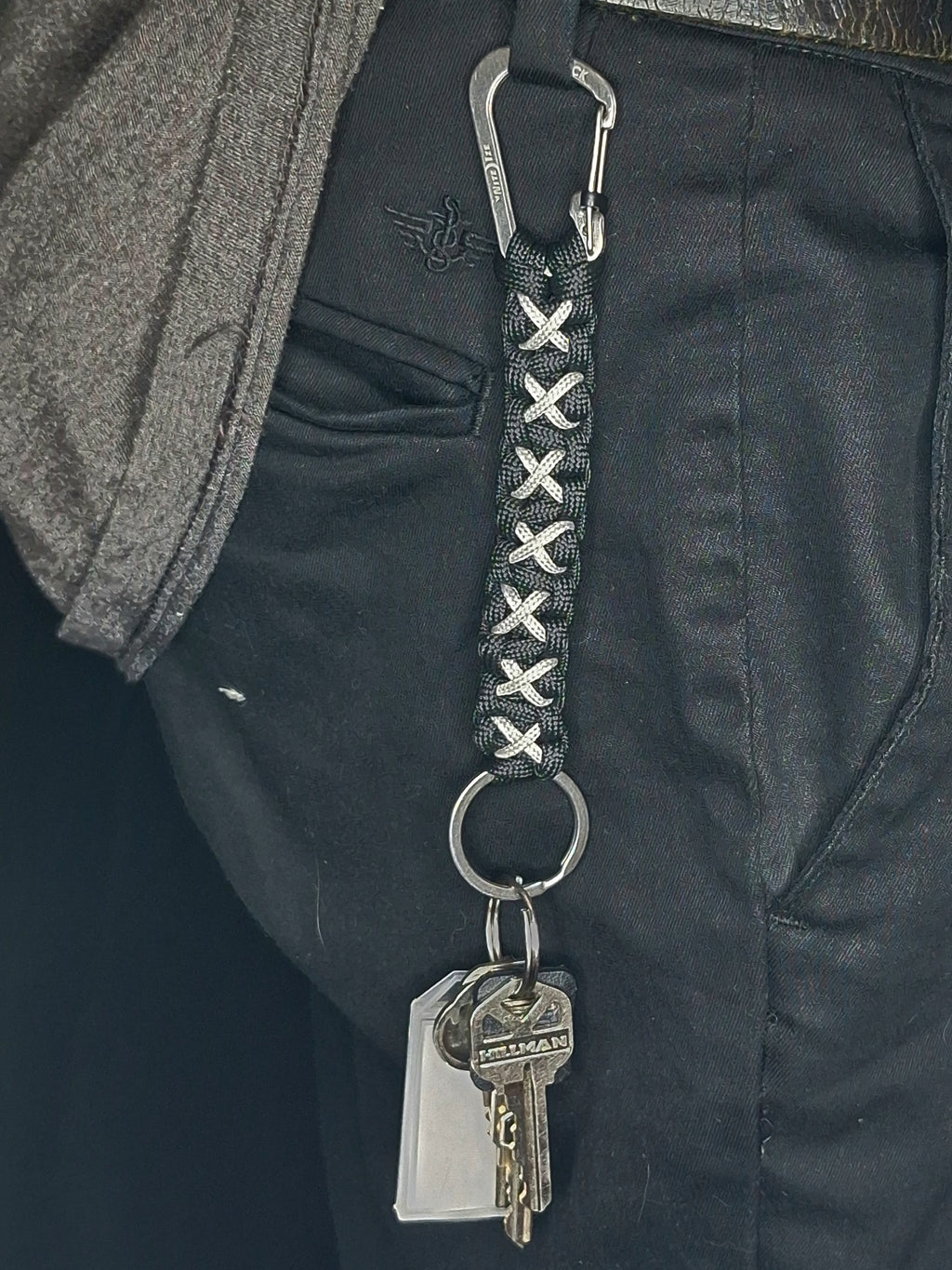 His and hers paracord Keychain set