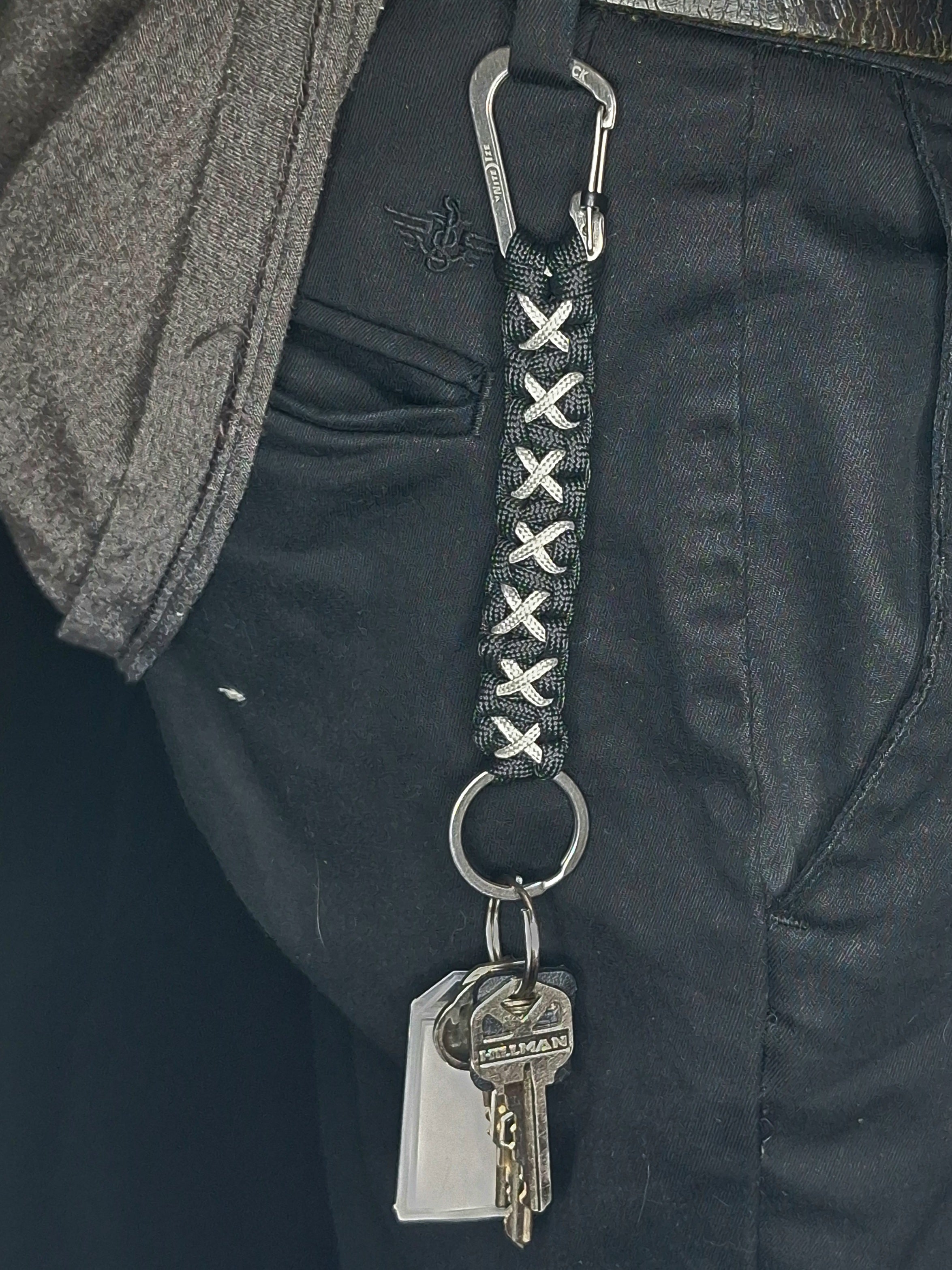 His and hers paracord Keychain set