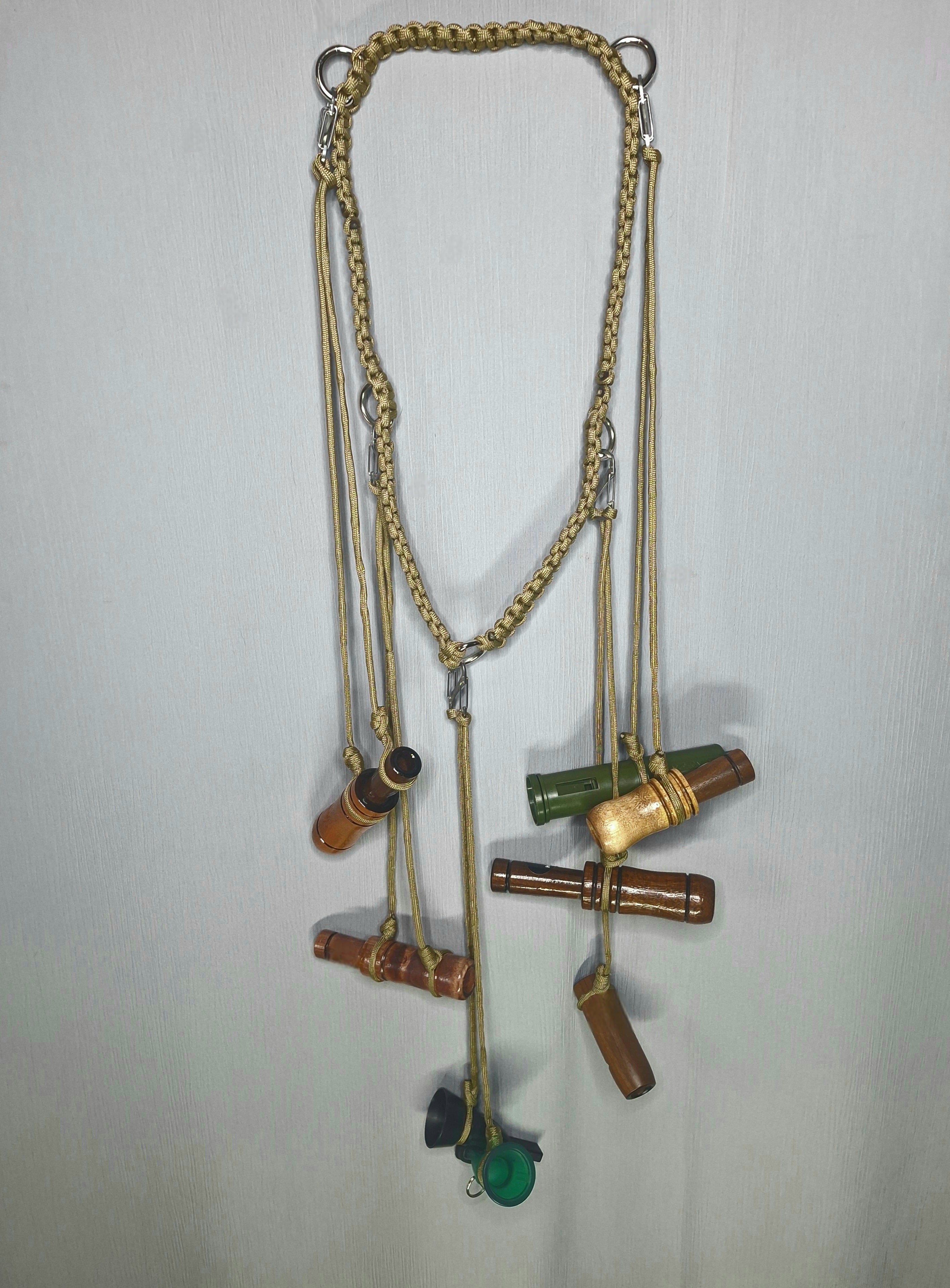 Paracord duck call lanyard