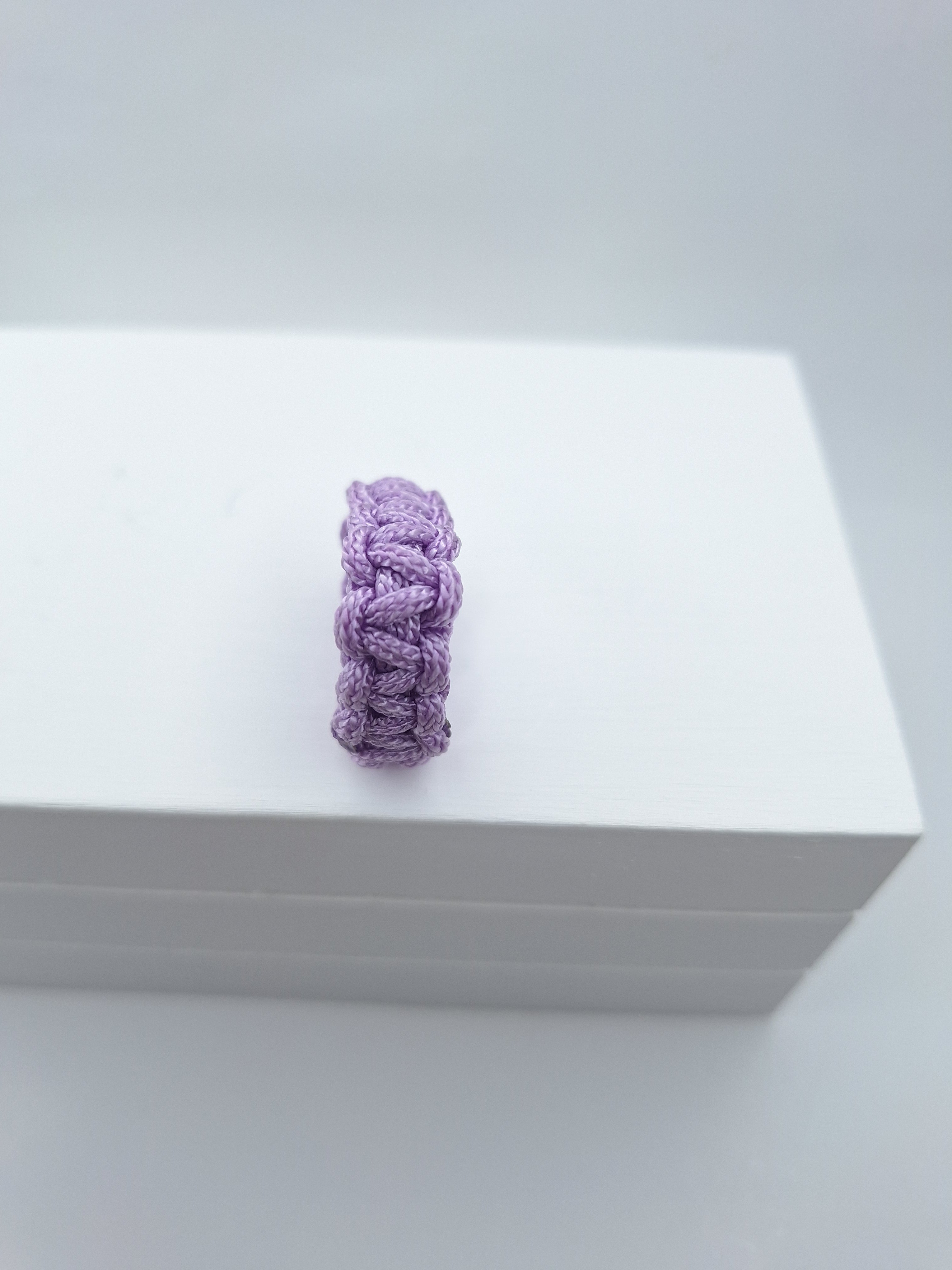 Lavender micro cord ring