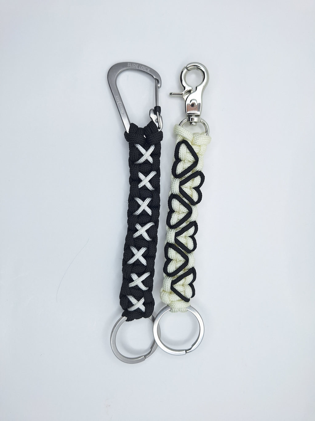 His and hers paracord Keychain set