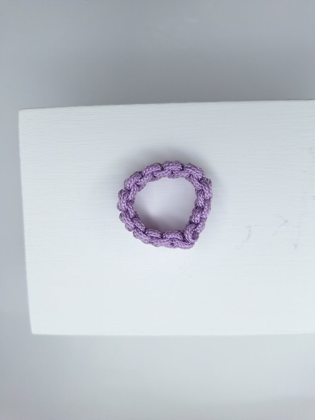 Lavender micro cord ring