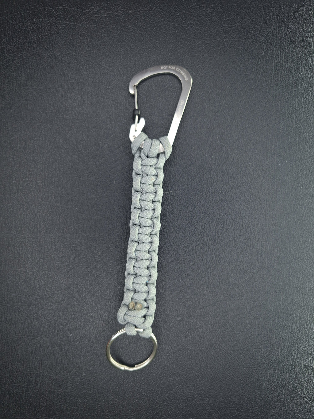 Light Grey paracord Keychain